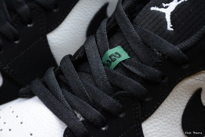 Kicked Out Shoe Store Mystic 1 Low Jordan Black White Green Air 553558-113 0804